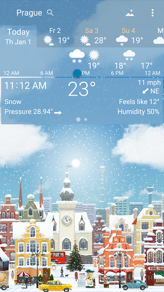 YoWindow Weather and wallpaper screenshot