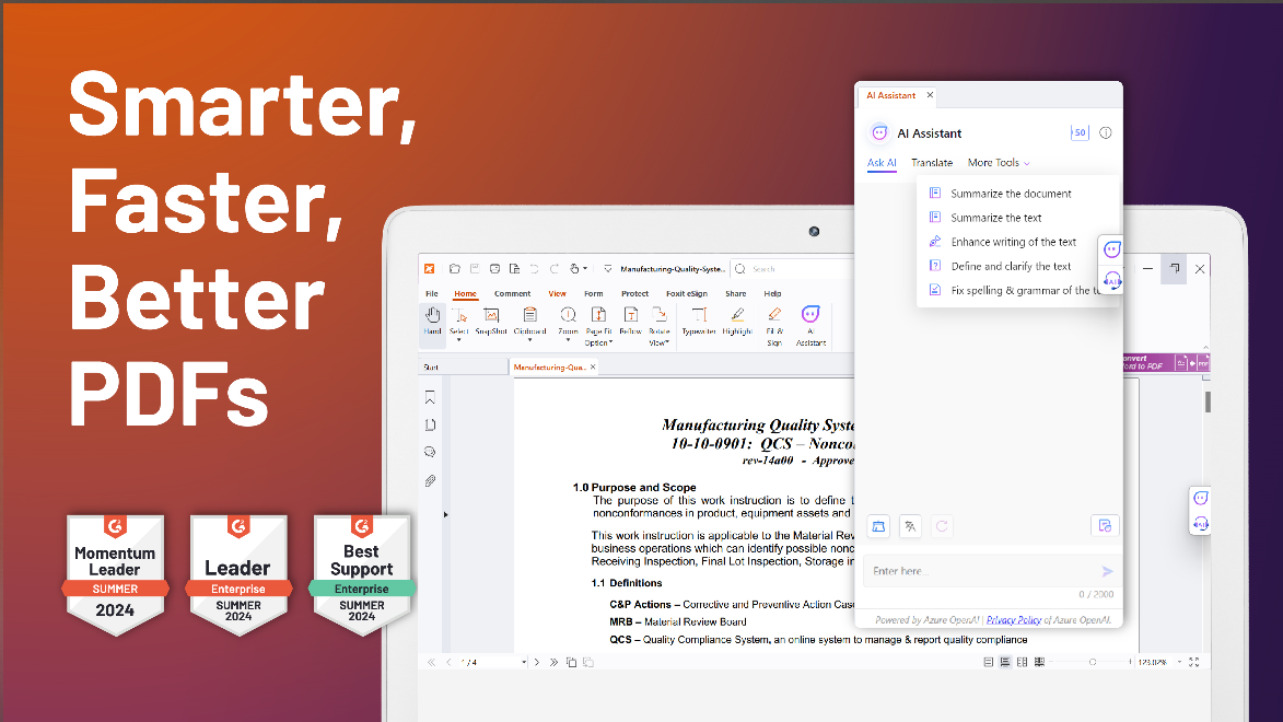 Foxit Reader 2026 Free Download screenshot