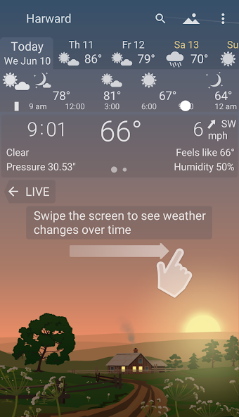YoWindow Weather and wallpaper screenshot
